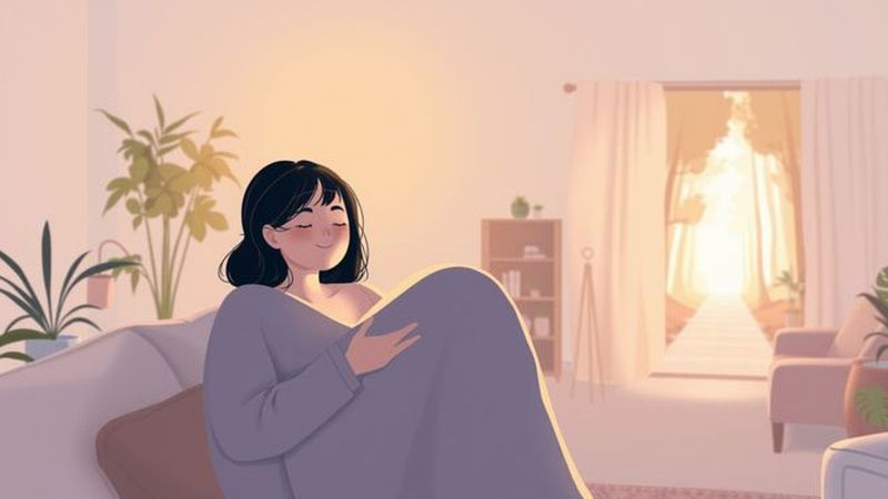 Dos figuras comparten intimidad y alegría