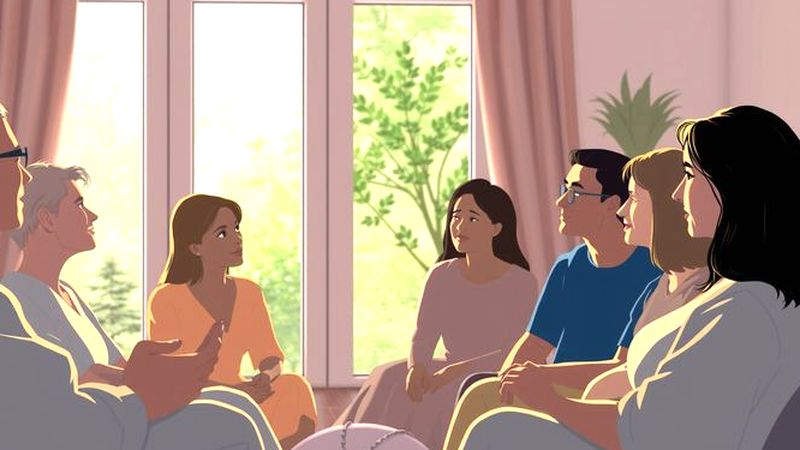 Silueta pacífica de conexión emocional serena