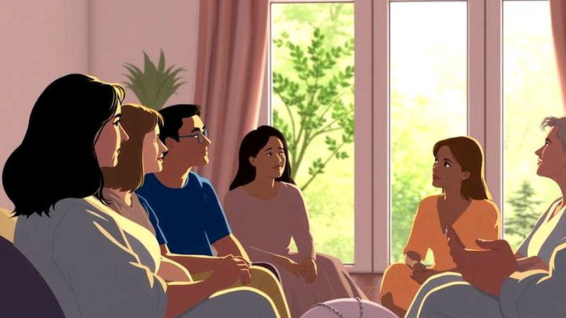 Silueta pacífica de conexión emocional serena