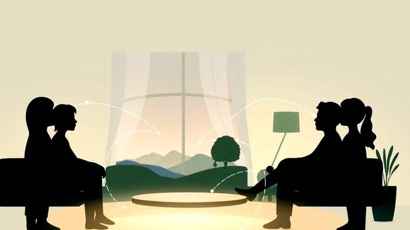 Siluetas conectadas transmiten paz y amistad