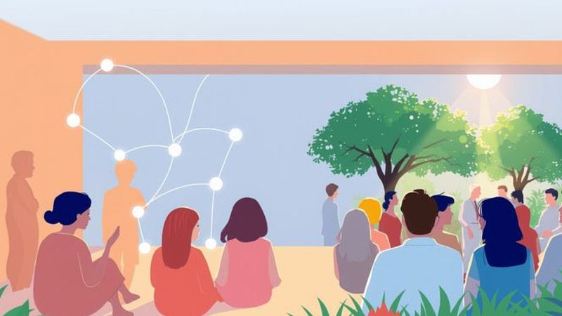Conexiones digitales se extienden en armonía