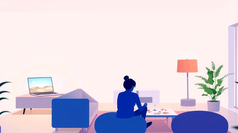 Una escena tranquila de unión digital