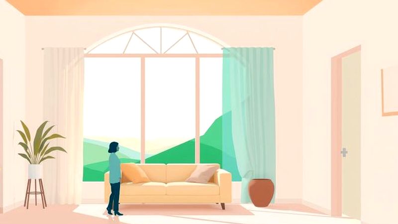 Una ilustración tranquila transmite comprensión serena